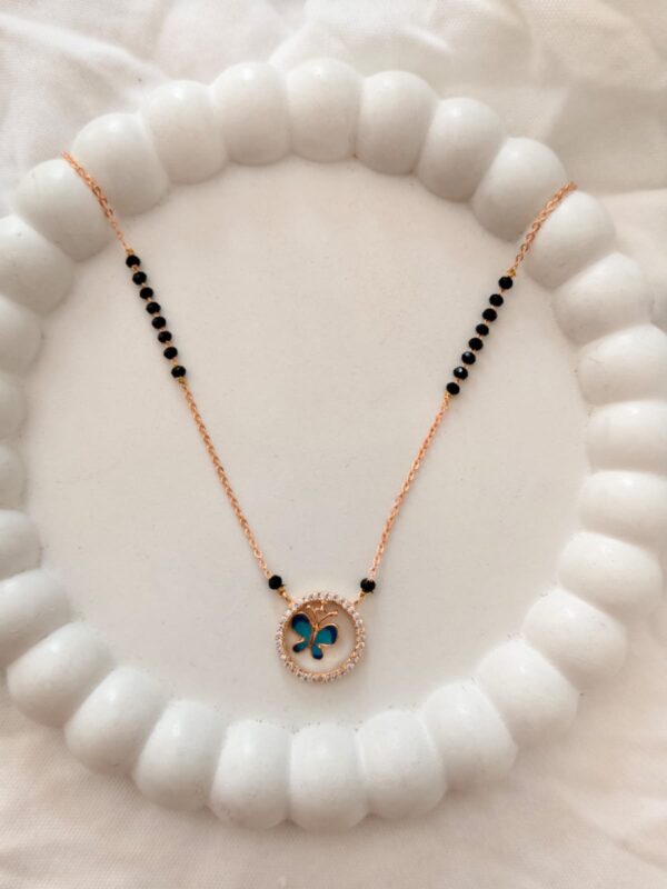 Sky butterfly mangalsutra