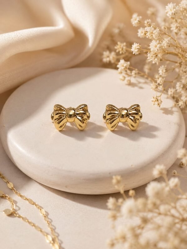 Antitarnish Bow earrings