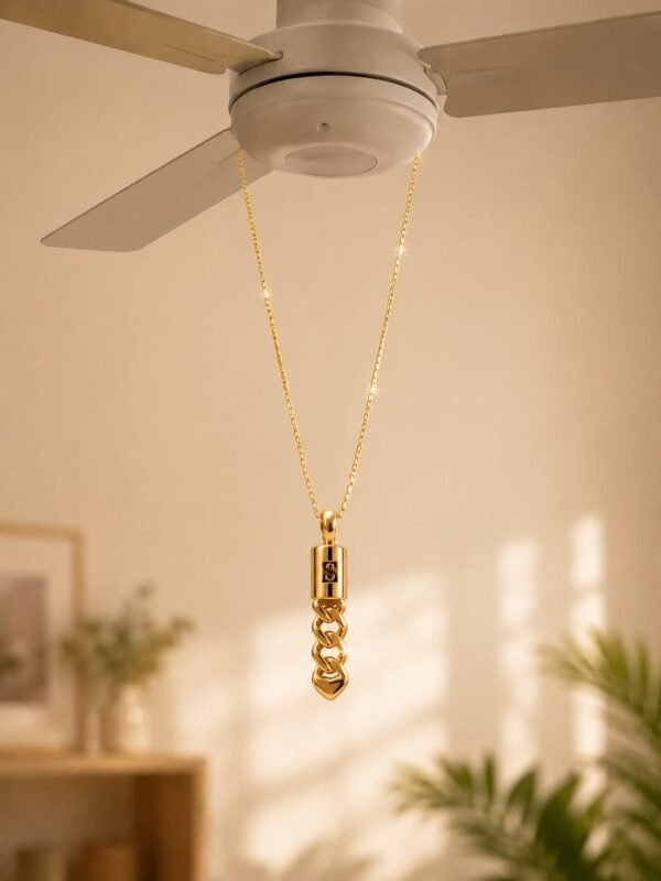 Antitarnish vertical pendant chain